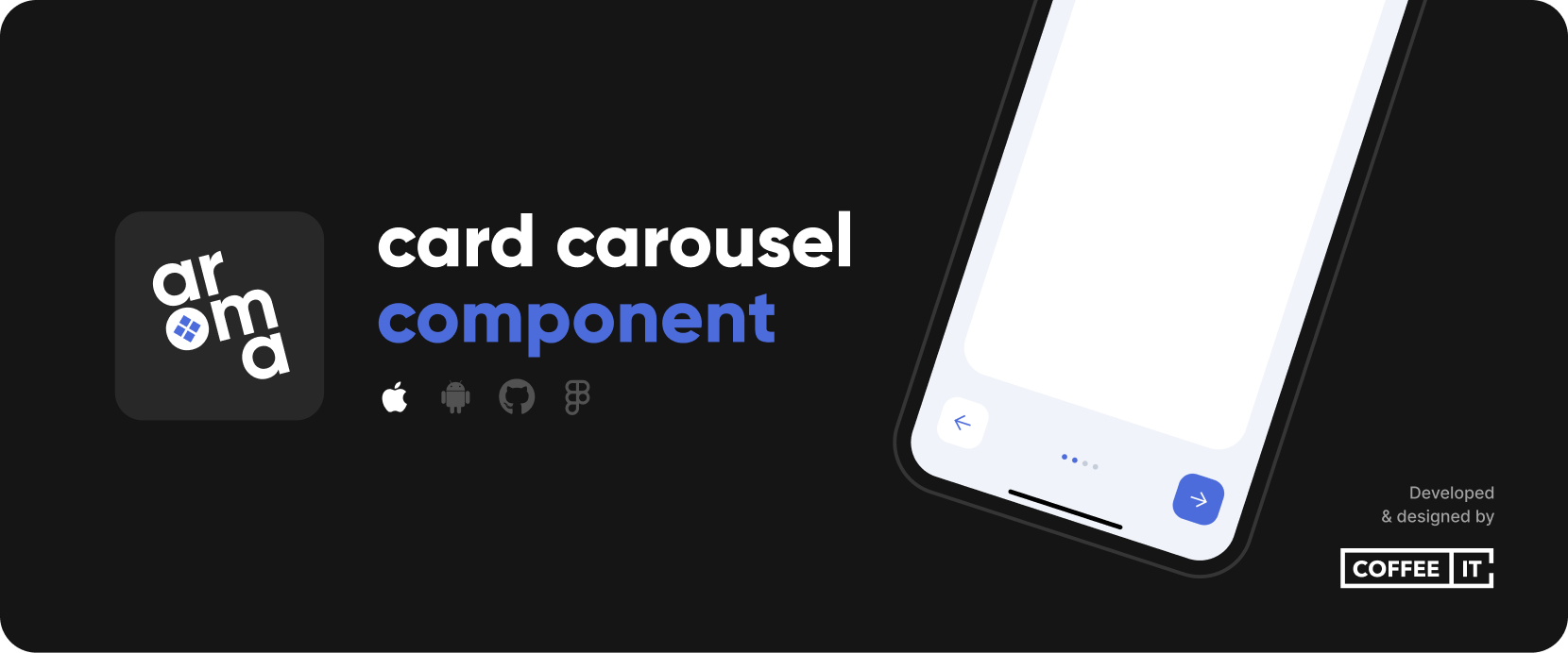Coffee IT - Aroma CITCardsCarousel iOS Component