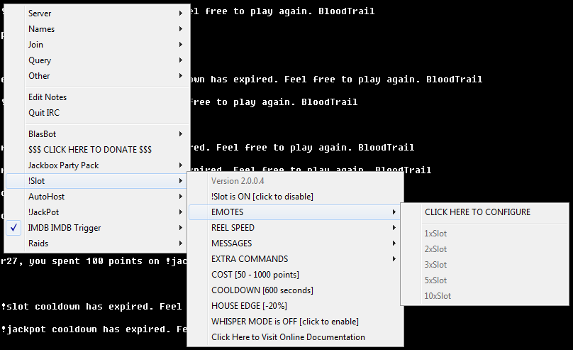 !Slot Machine Example