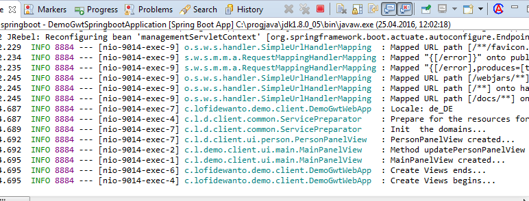 GWT Server Logging