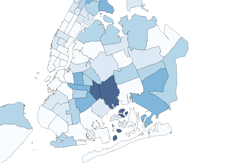 Choropleth of crime data