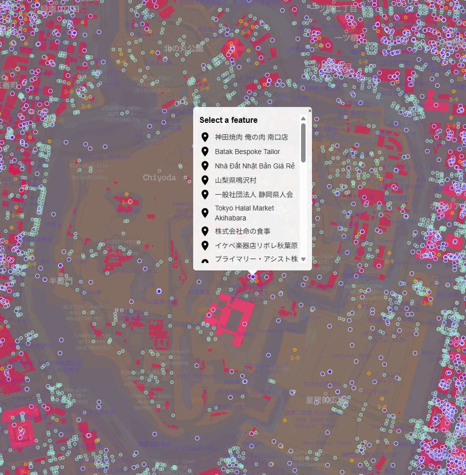 17 places at 35.6838011, 139.7539458