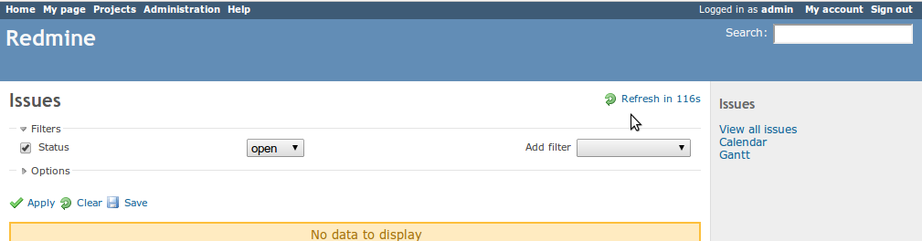 redmine_refresh screenshot