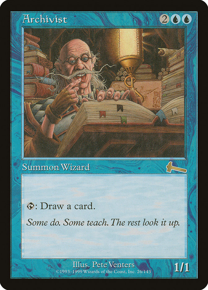 archivist magic card