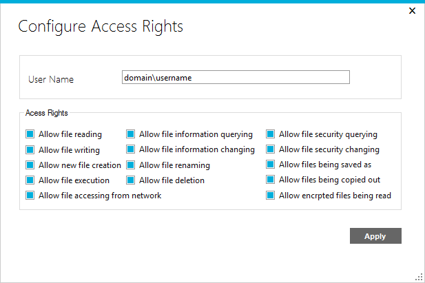 user access control