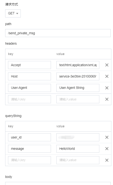 Api Gateway 事件