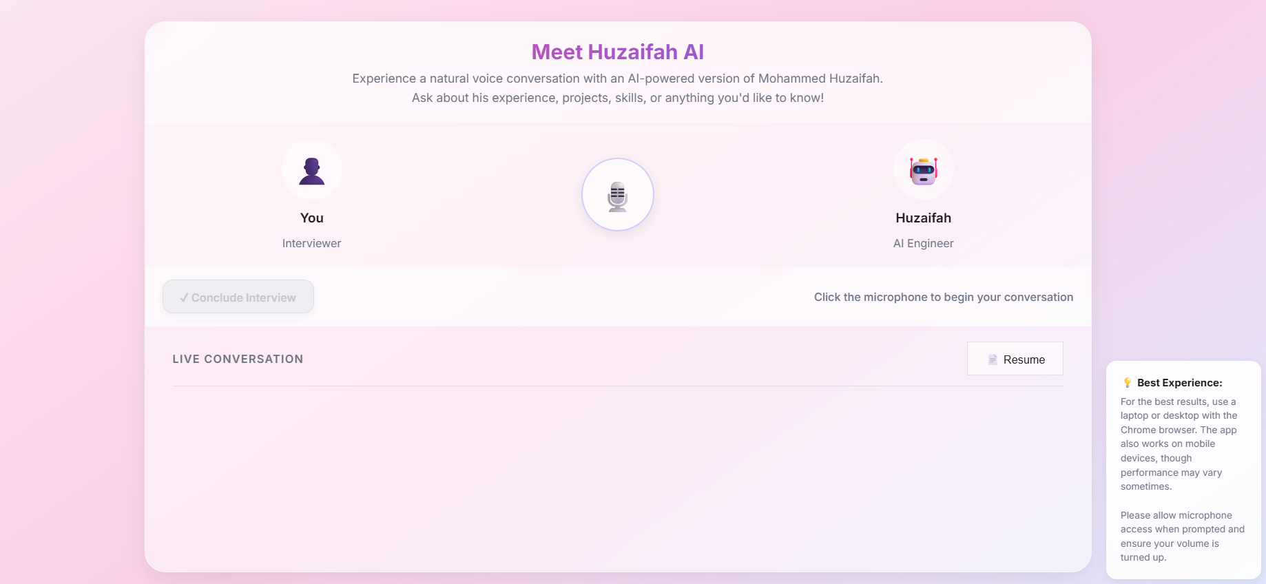Live Agent screenshot
