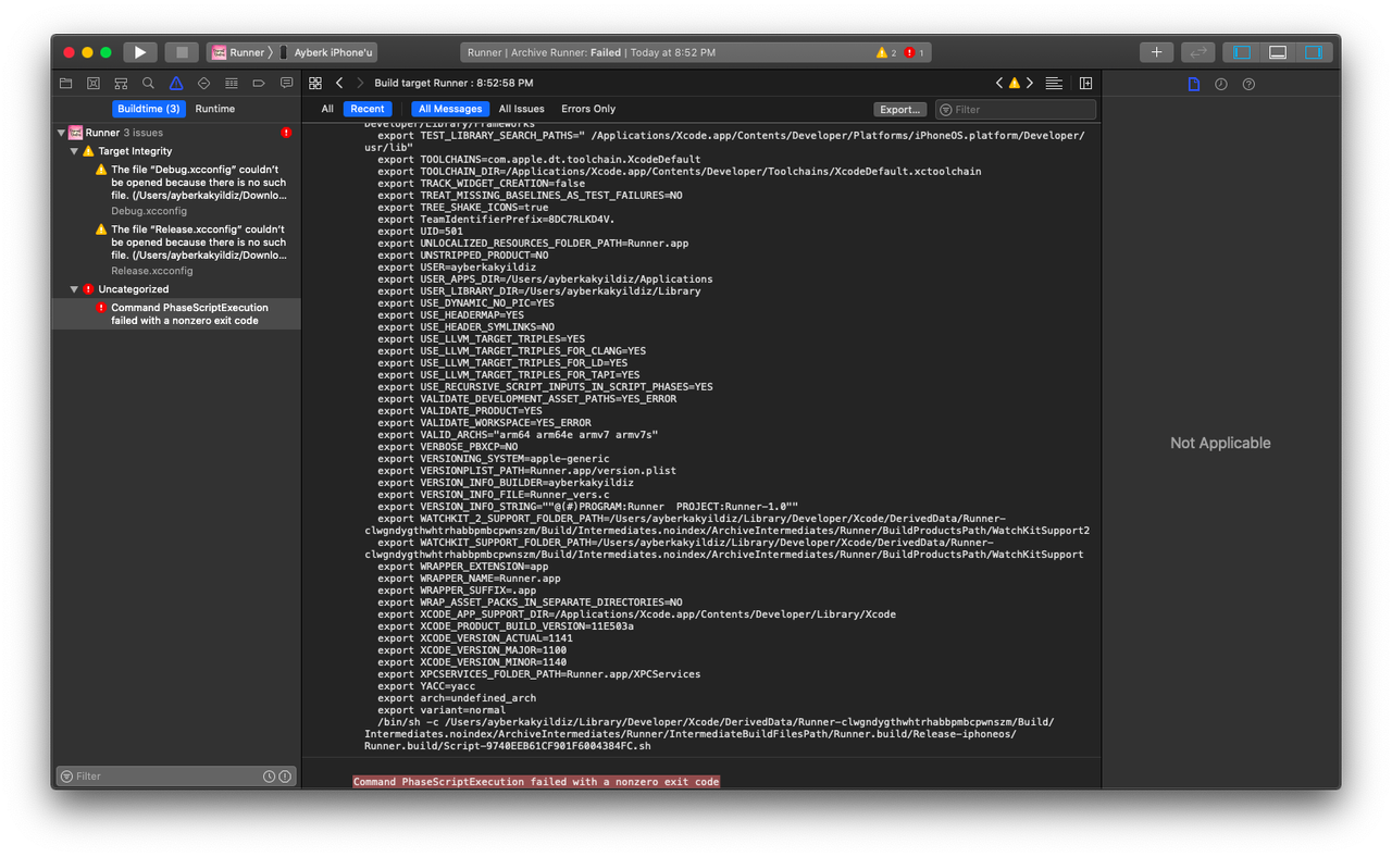 Command PhaseScriptExecution failed with a nonzero exit code · Issue ...