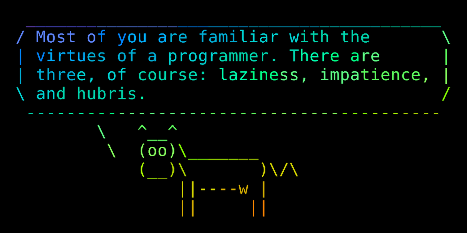 Project preview image for Cowsay.co