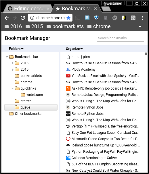 https://github.com/westurner/screenshots/blob/gh-pages/docs/_static/img/Screenshot%20from%202017-01-24%2013-53-04__pbm_chrome_bookmarks.png