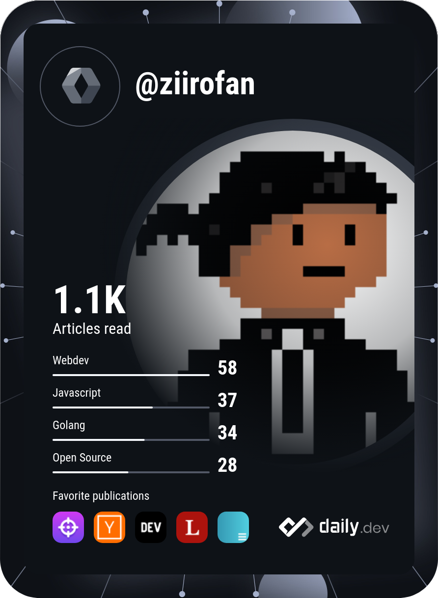 Ziirofan's Dev Card