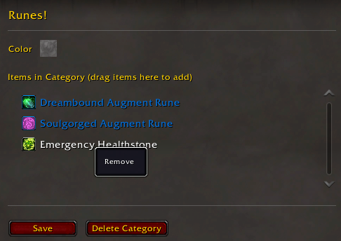 Remove an Item from a Category in Retail.