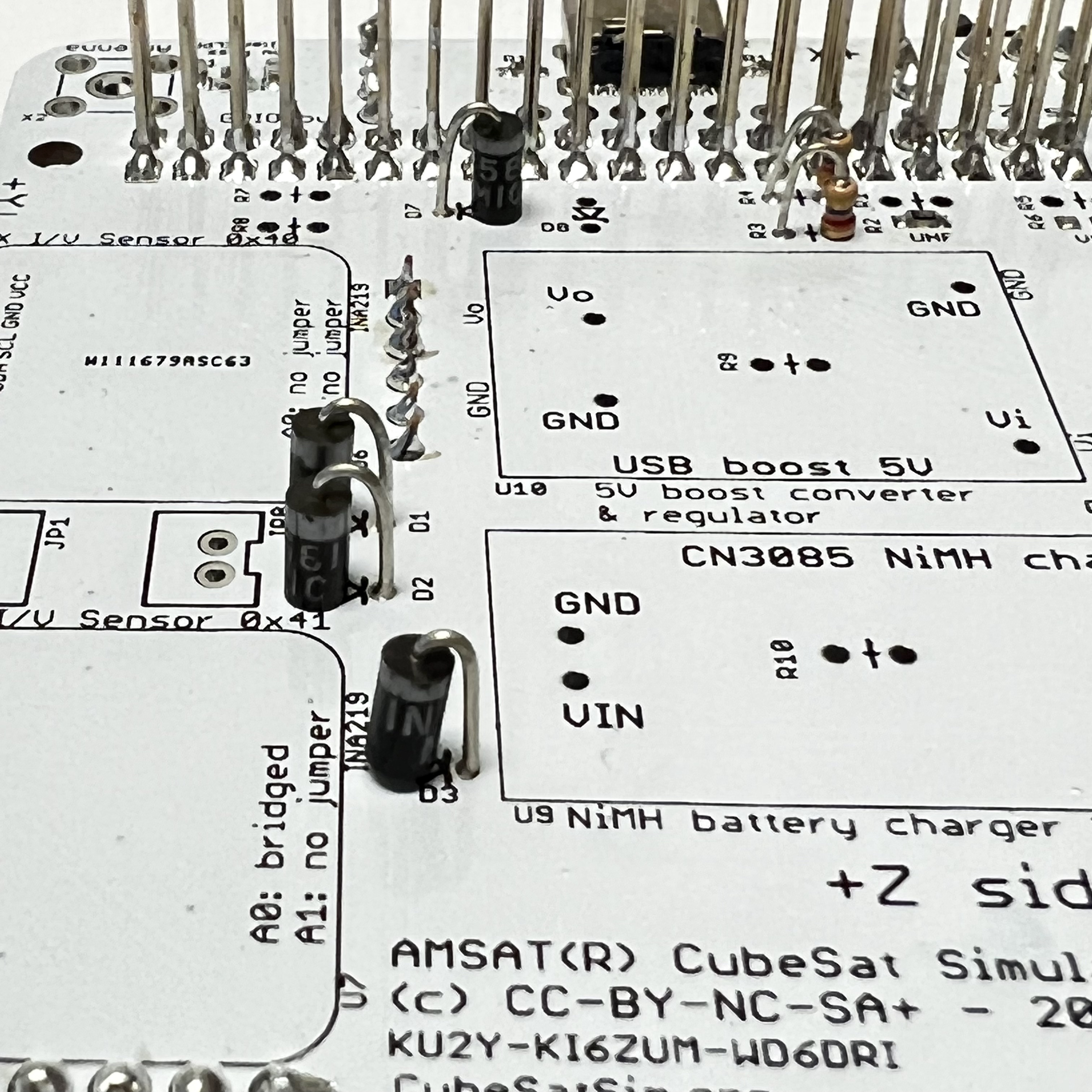 PCB with diodes