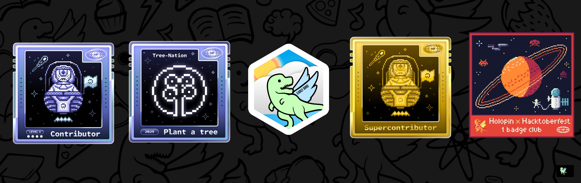 An image of @devashxy's Holopin badges, which is a link to view their full Holopin profile