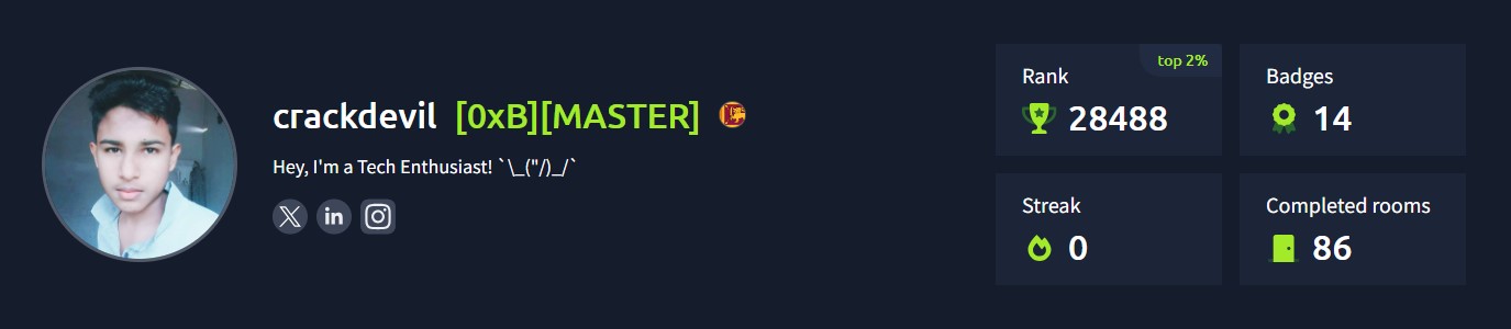 THM Leader Board