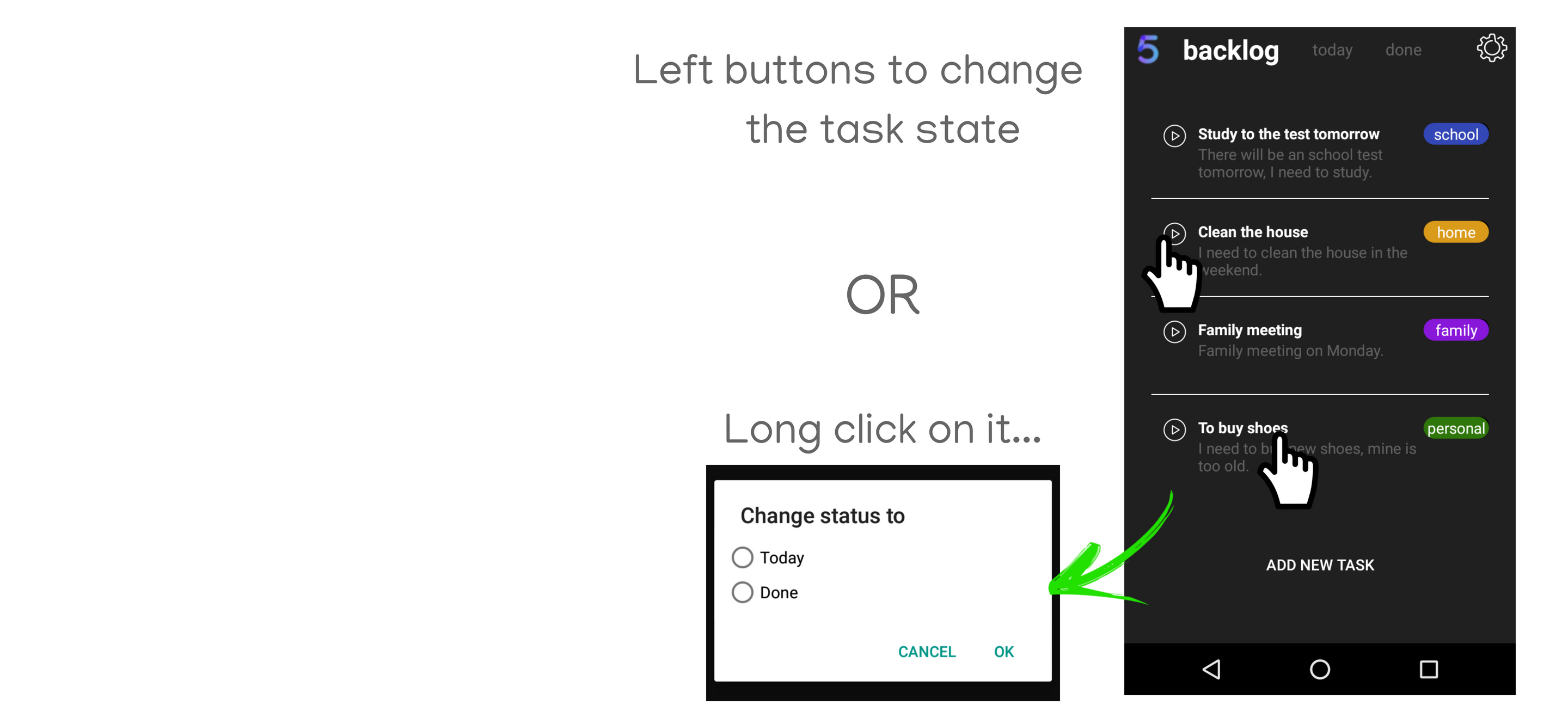 ta5ks change task state