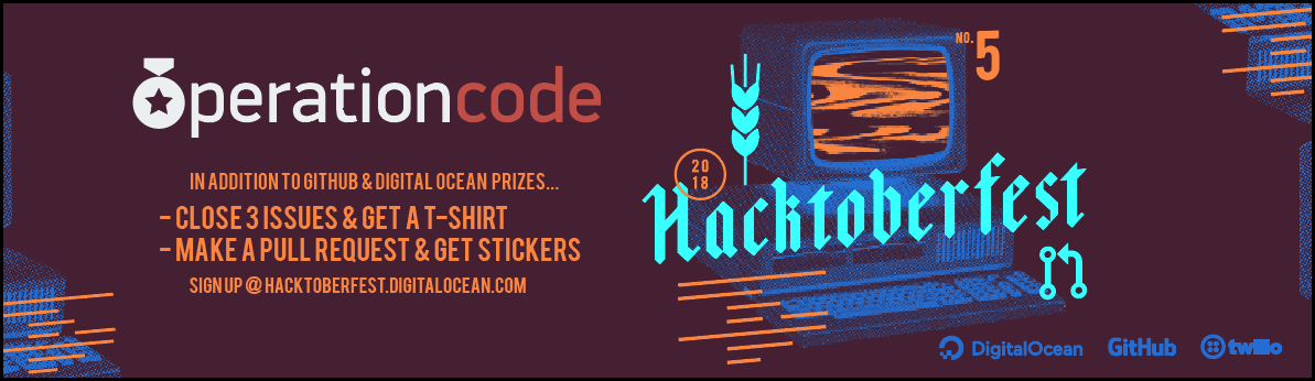 Operation Code Hacktoberfest Banner