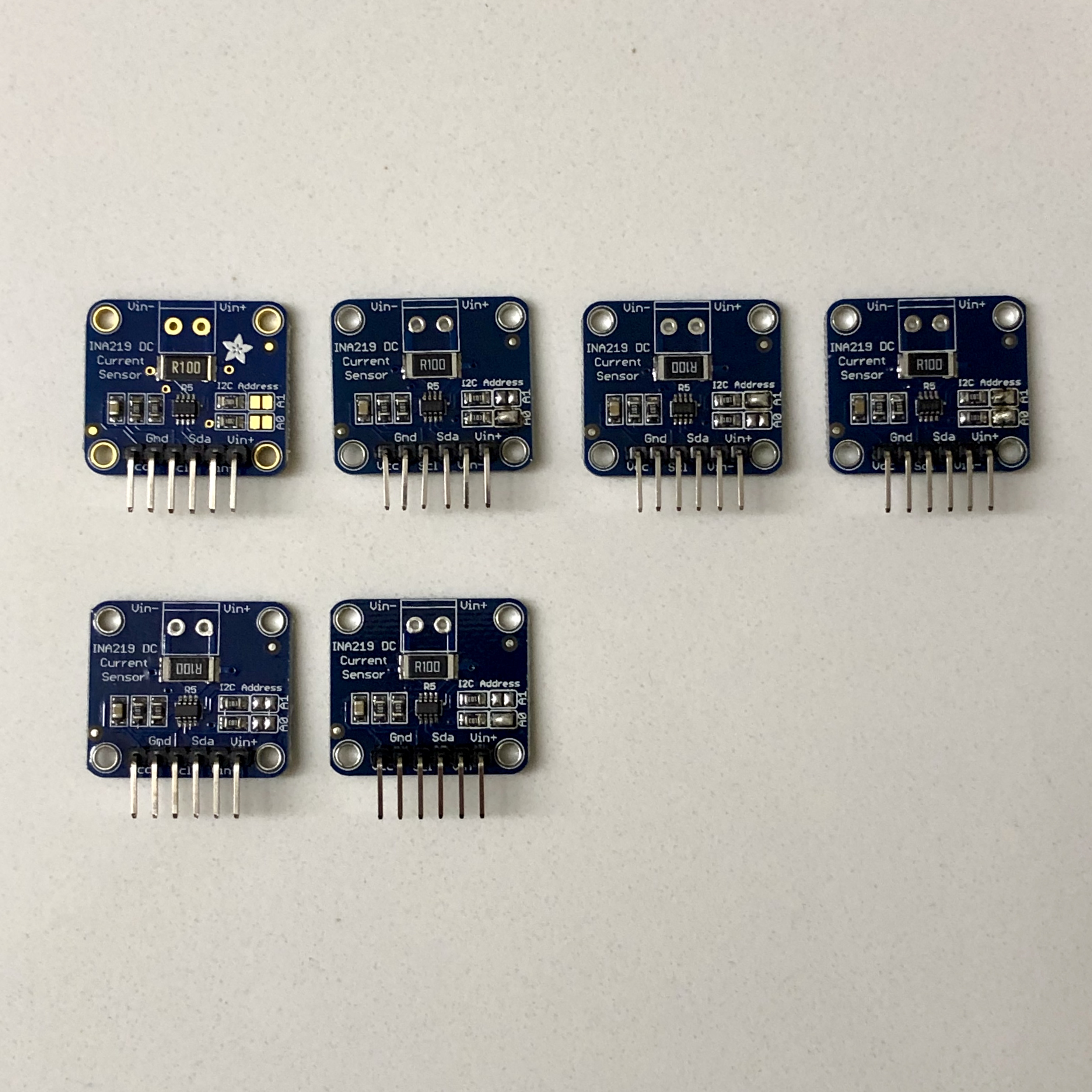 PCB with Diodes Closeup