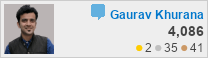 profile for Gaurav Khurana at Stack Overflow