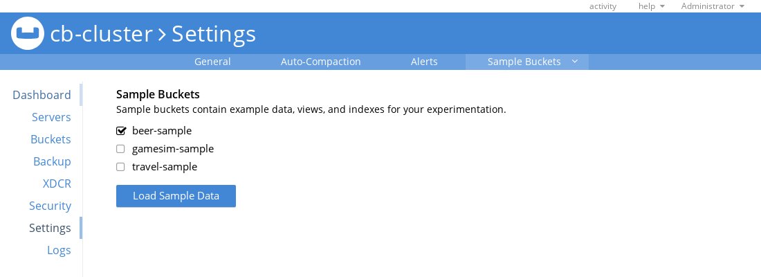 Loading sample data