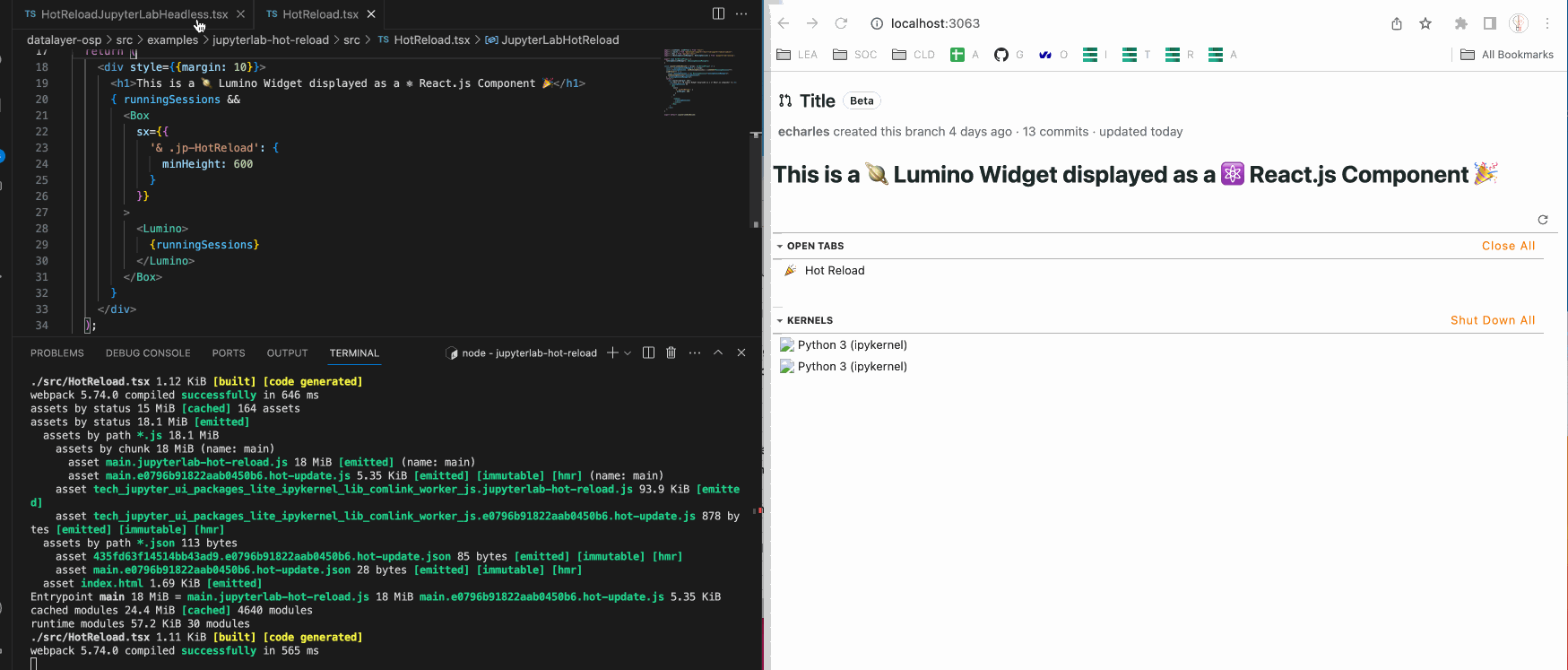 GitHub - datalayer-examples/jupyterlab-hot-reload-example: 🪐 ⚛️ ...