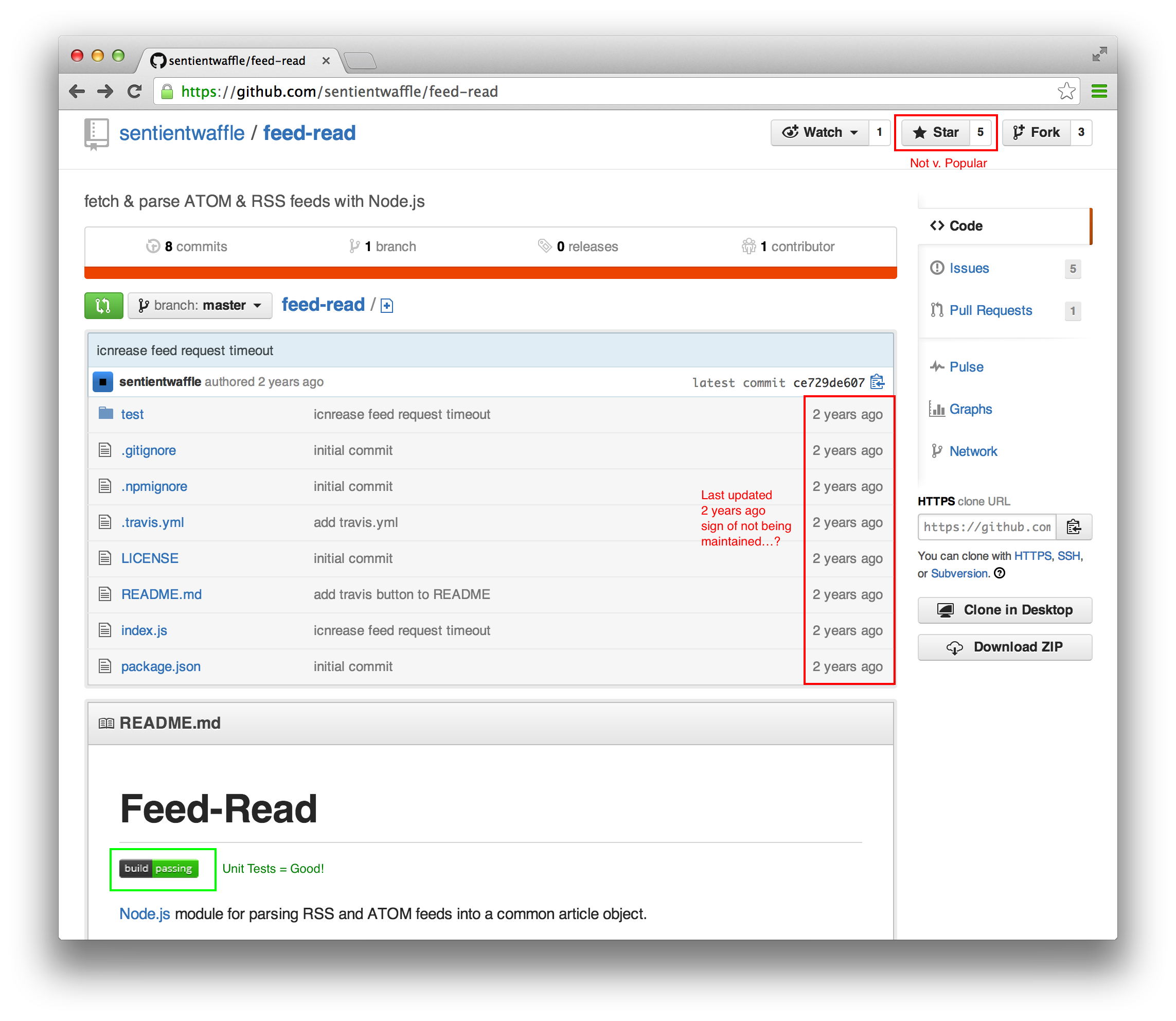 feed-read module page