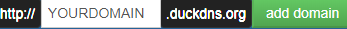 DuckDNS Add choice