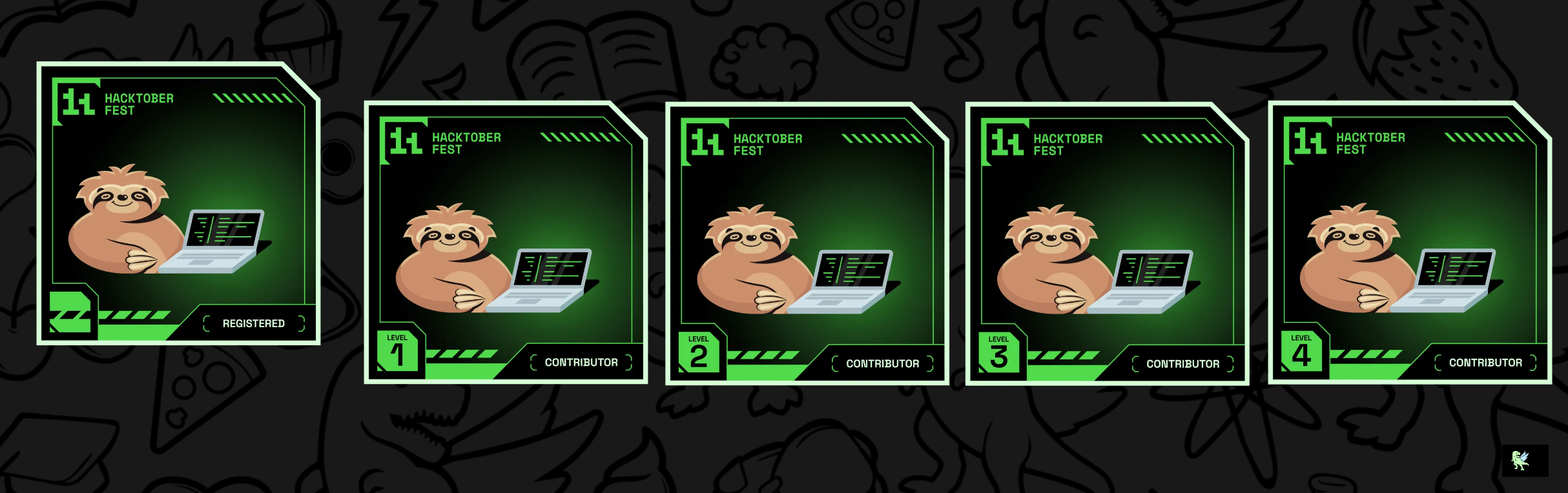 An image of @souvikpramanikgit's Holopin badges, which is a link to view their full Holopin profile