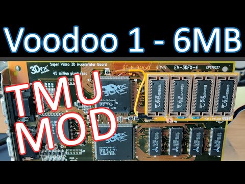 3Dfx Voodoo Memory Upgrade - 6MB MOD (Part 1)