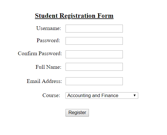 Student Registration