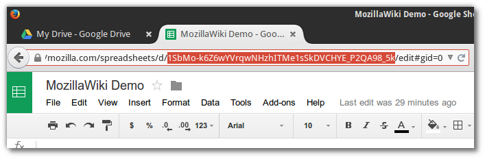 You can also get this id from the url of your spreadsheet