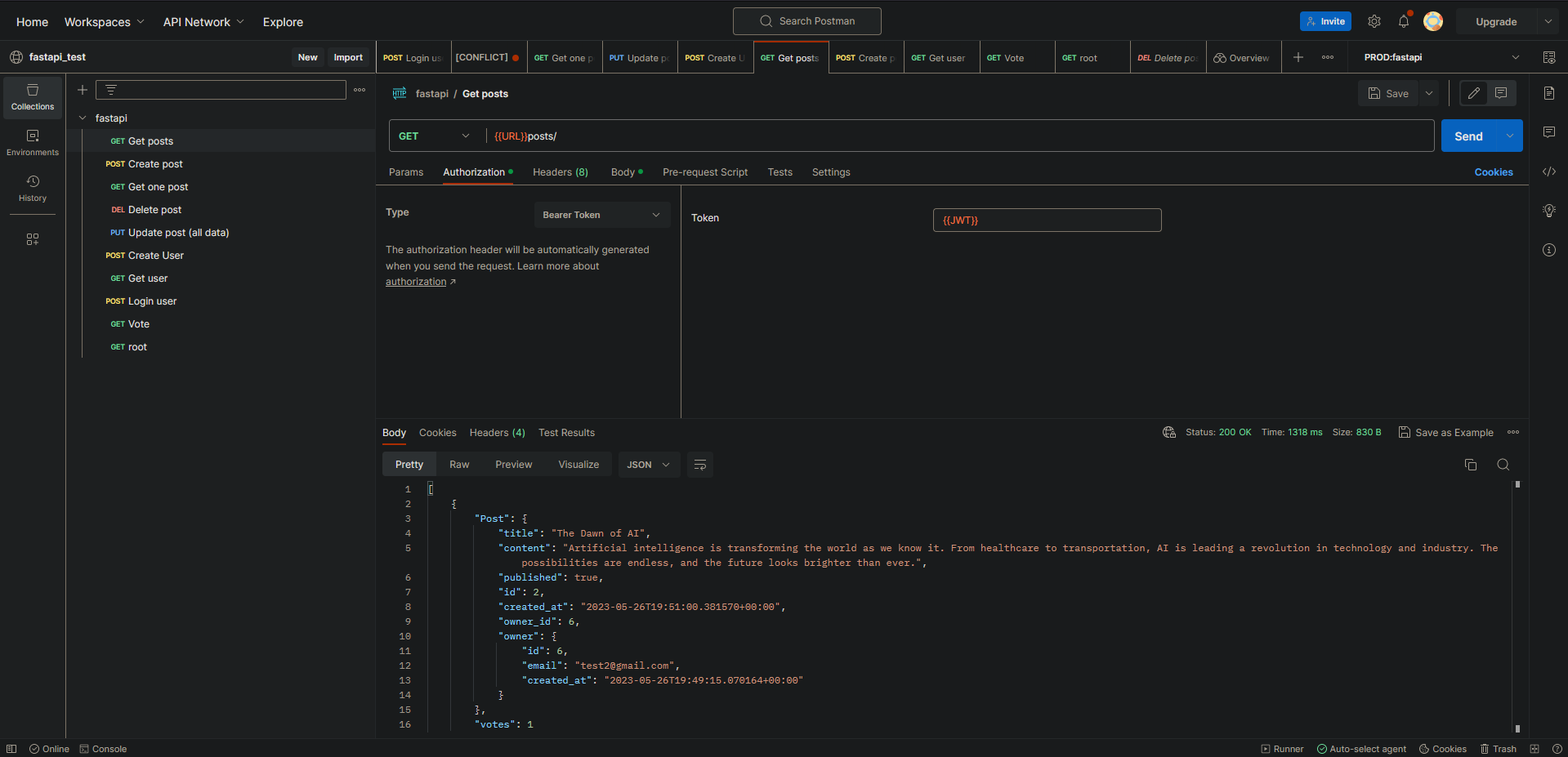 GitHub - Ujstor/social-media-fastapi: RESTful API using FastAPI ...