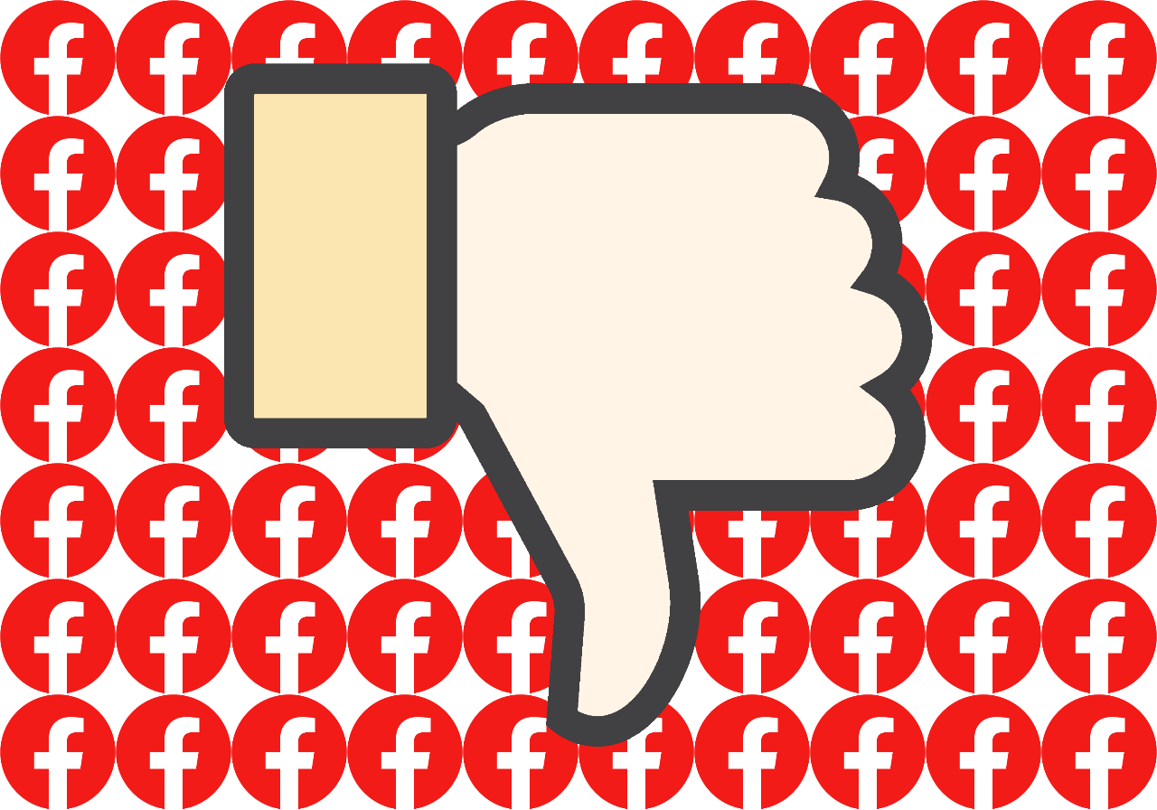 Facebook Thumbs Down Tile