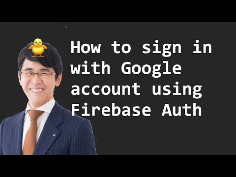 Video thumbnail: How to sign in with Google account using Firebase Auth [video version available]