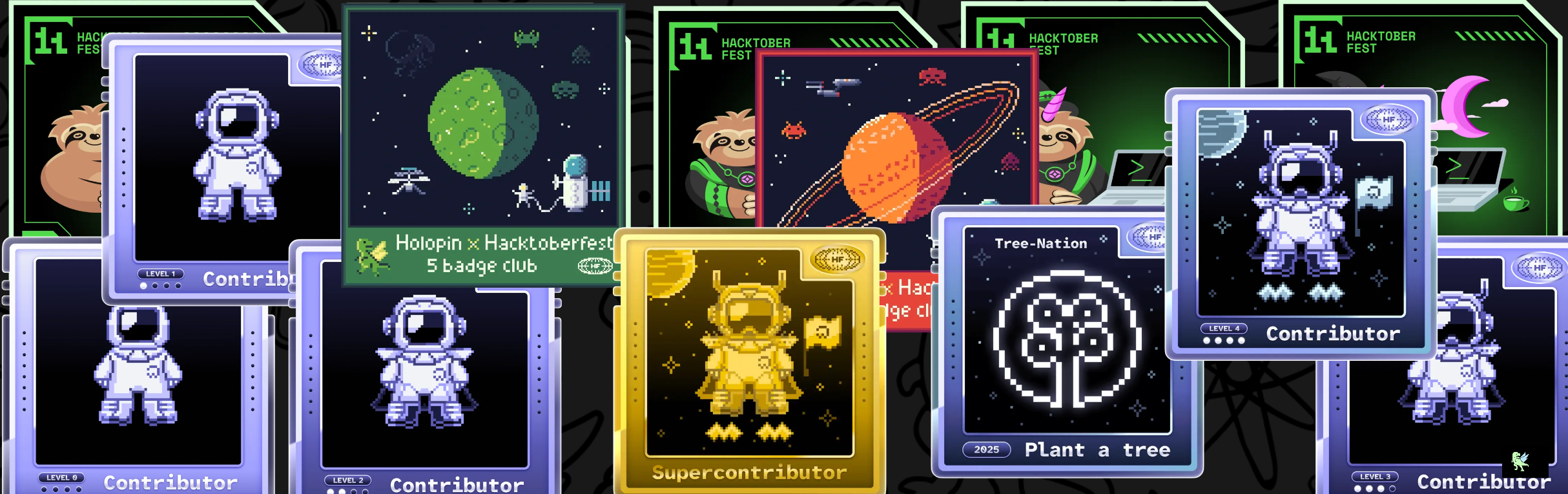 An image of @wesleycharlesblake's Holopin badges, which is a link to view their full Holopin profile