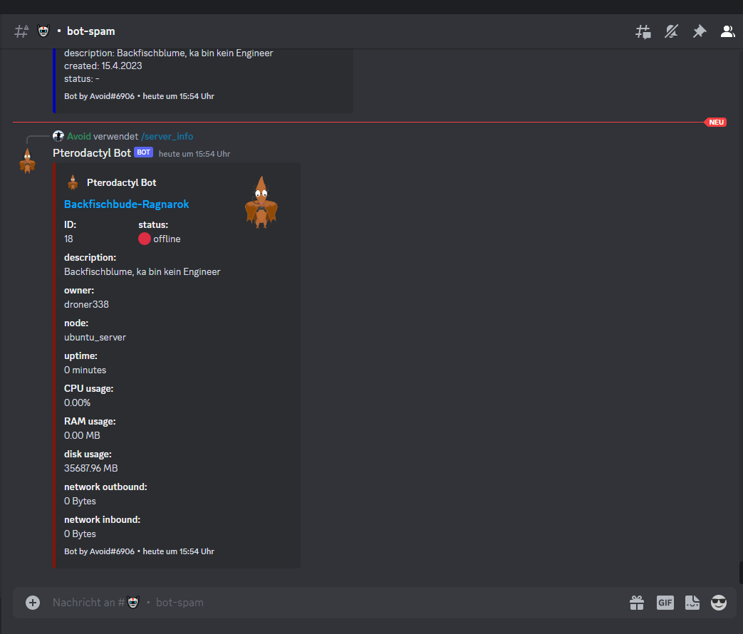 GitHub - lukaspotempa/PteroBot: A basic Discord bot to run Pterodactyl ...