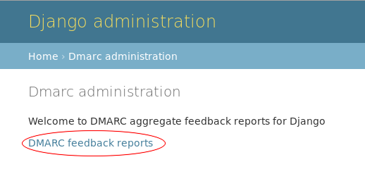 DMARC dashboard