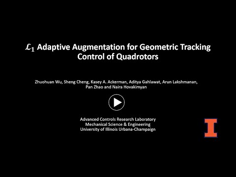 $mathcal{L}_1$ Adaptive Augmentation for Geometric Tracking Control of Quadrotors