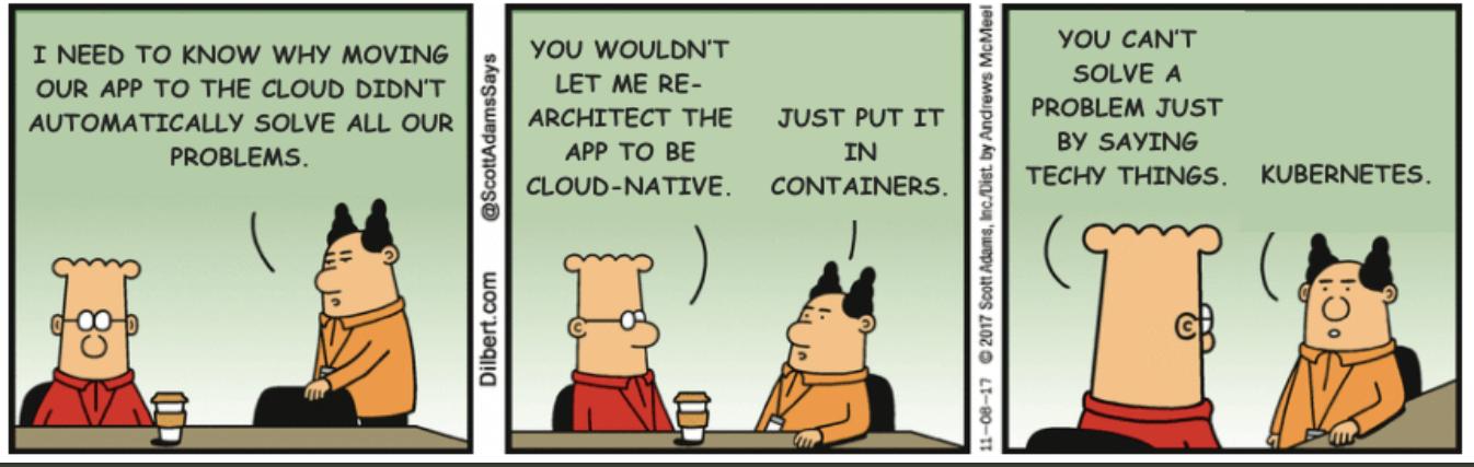 Dilbert on k8s