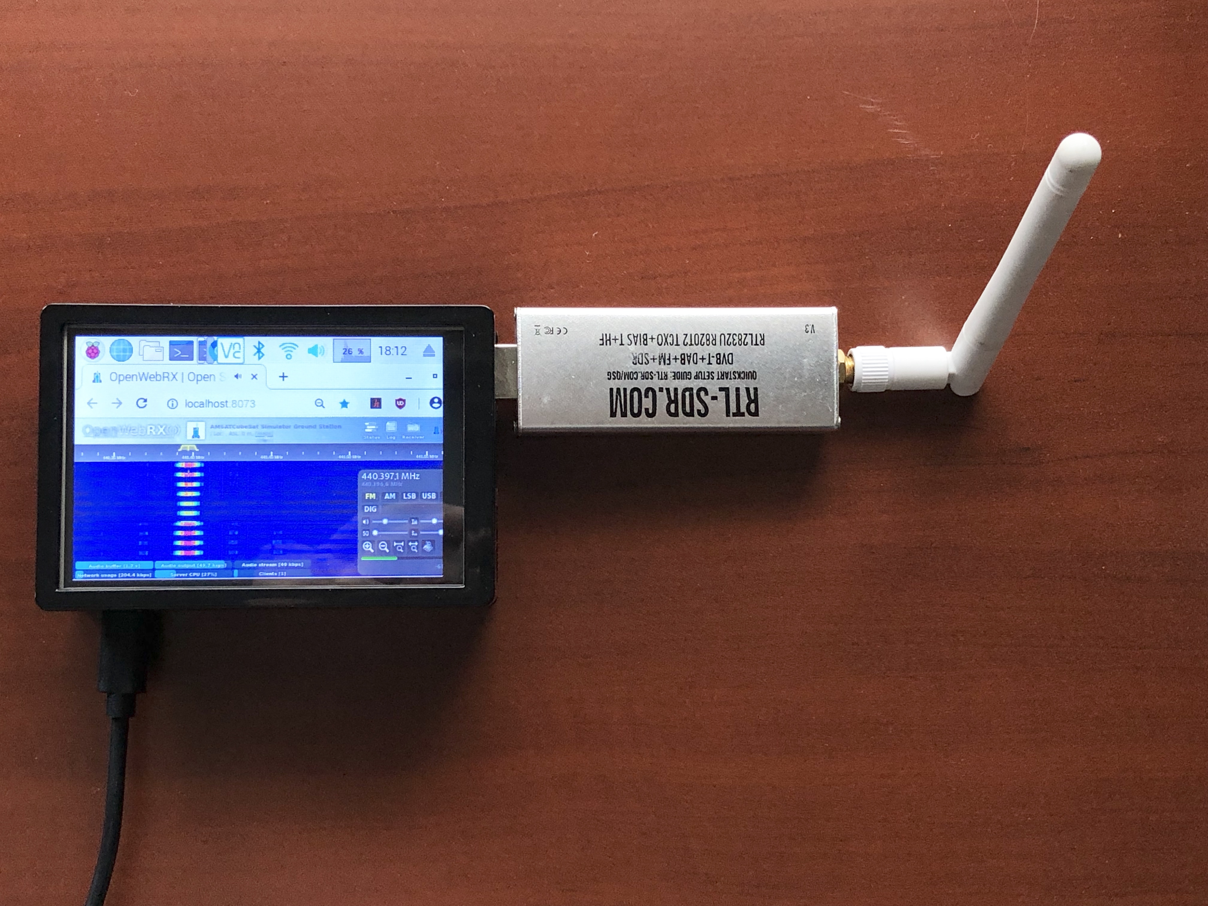 Pi Ground Station LCD SDR