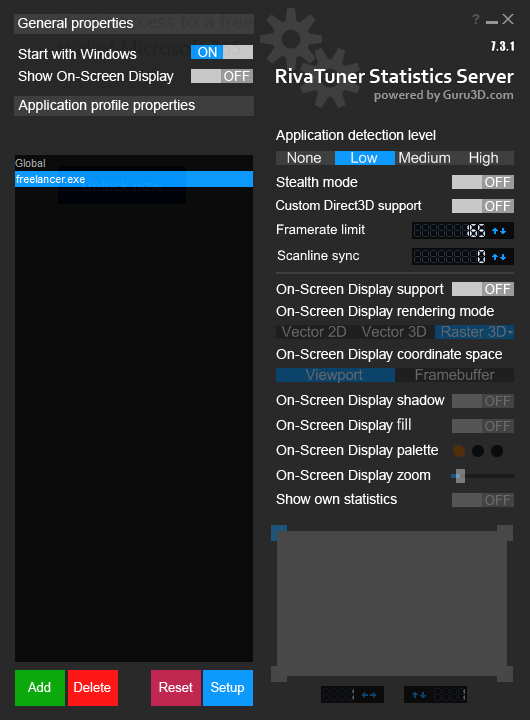 RivaTuner Statistics Server