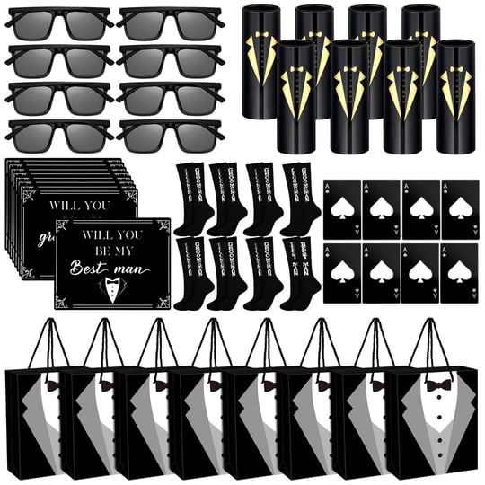 hoolerry-48-pcs-groomsmen-gifts-set-8-groomsmen-gauge-glasses-8-groomsmen-sunglasses-8-black-groomsm-1