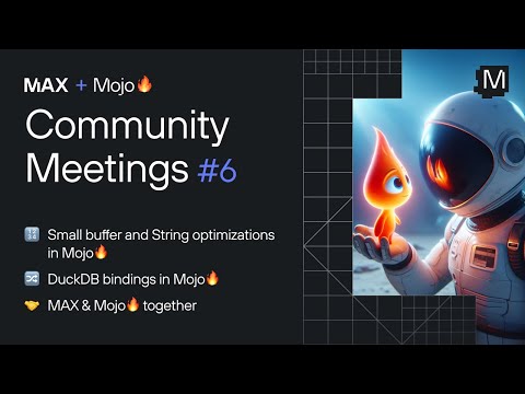 10 minute DuckDB.mojo presentation at the MAX & Mojo community meeting