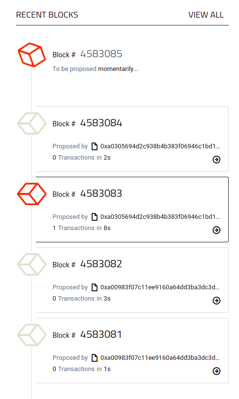 Recent Blocks