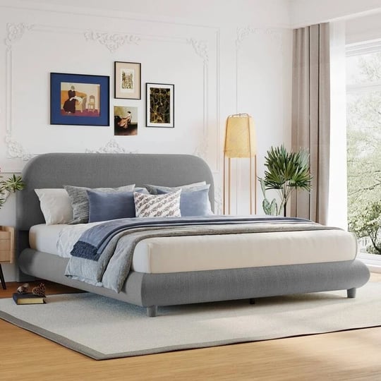 teddy-fleece-queen-size-upholstered-platform-bed-with-thick-fabric-solid-frame-and-stylish-curve-sha-1