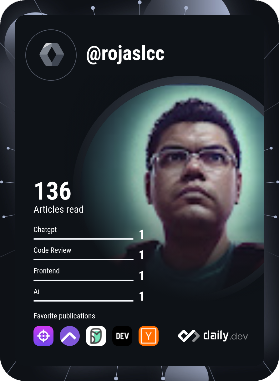 Humberto Rojas's Dev Card