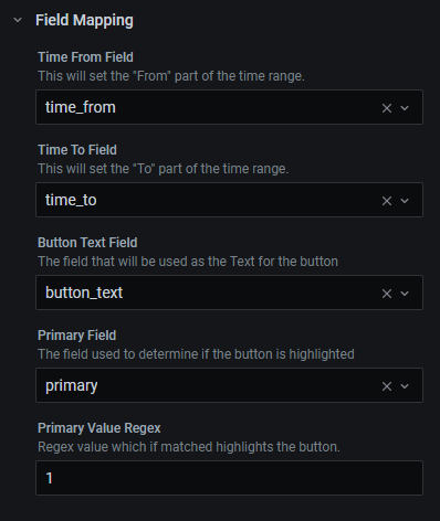 Panel Options