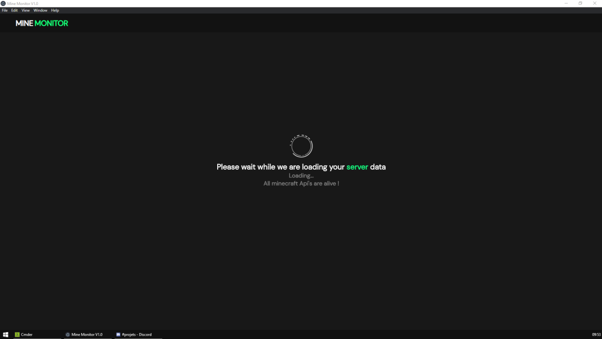 GitHub - nextrie/mine_monitor: A Minecraft server monitor made using ...