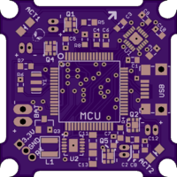 IMAGE AlienWhoop F4 Flight Controller PCB Top Side