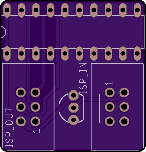 ISP level shifter PCB