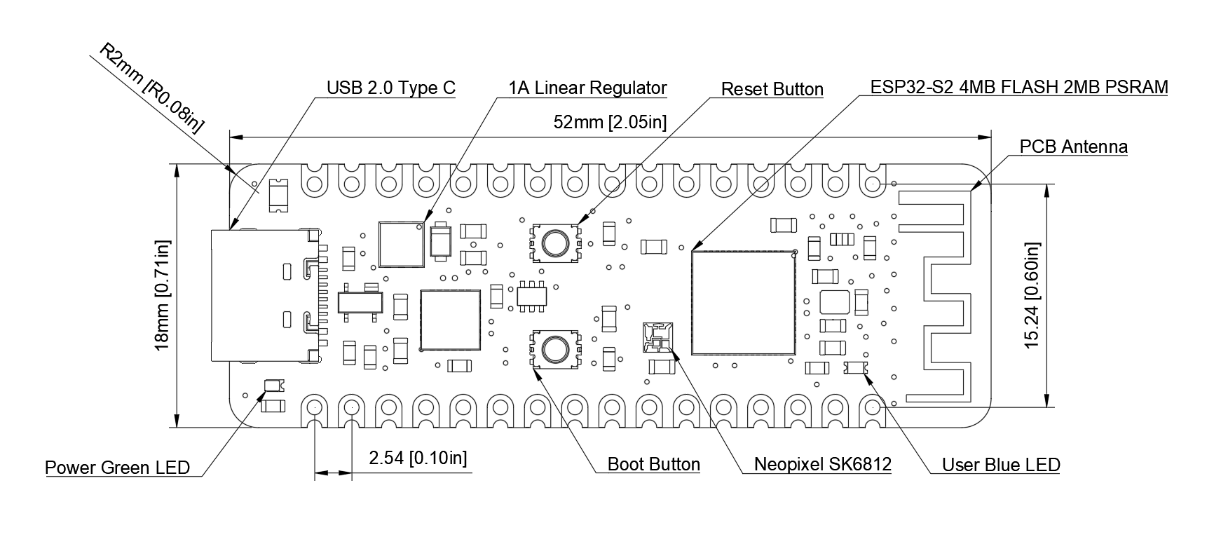 ESP32-S2 Stick SCH